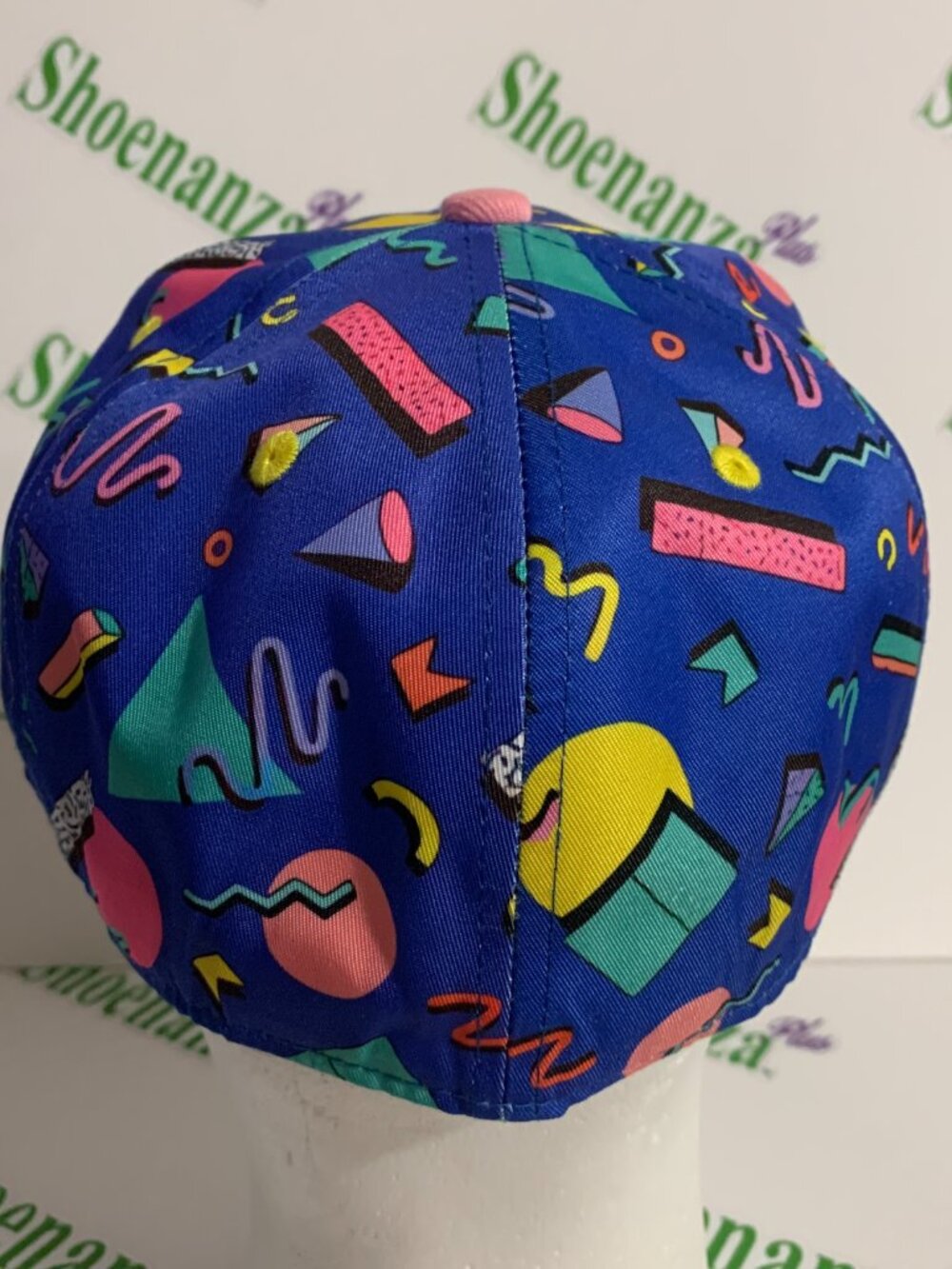 Headgear Classics Hat HGC Fitted MTV Music Television Blue Pink Cap 7 1/2 - Picture 4 of 7